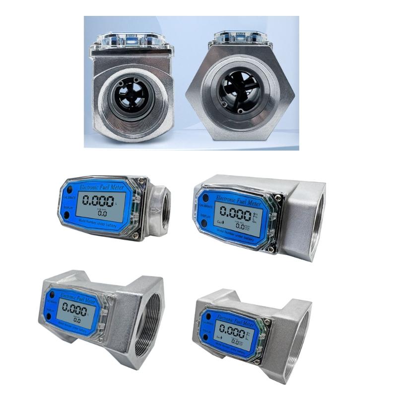 Digital Liquid Flow  Meter 1in/2in/2.5in/3in Electronic  Water  Flow Meter Flowmeter with LCD Display A0KF
