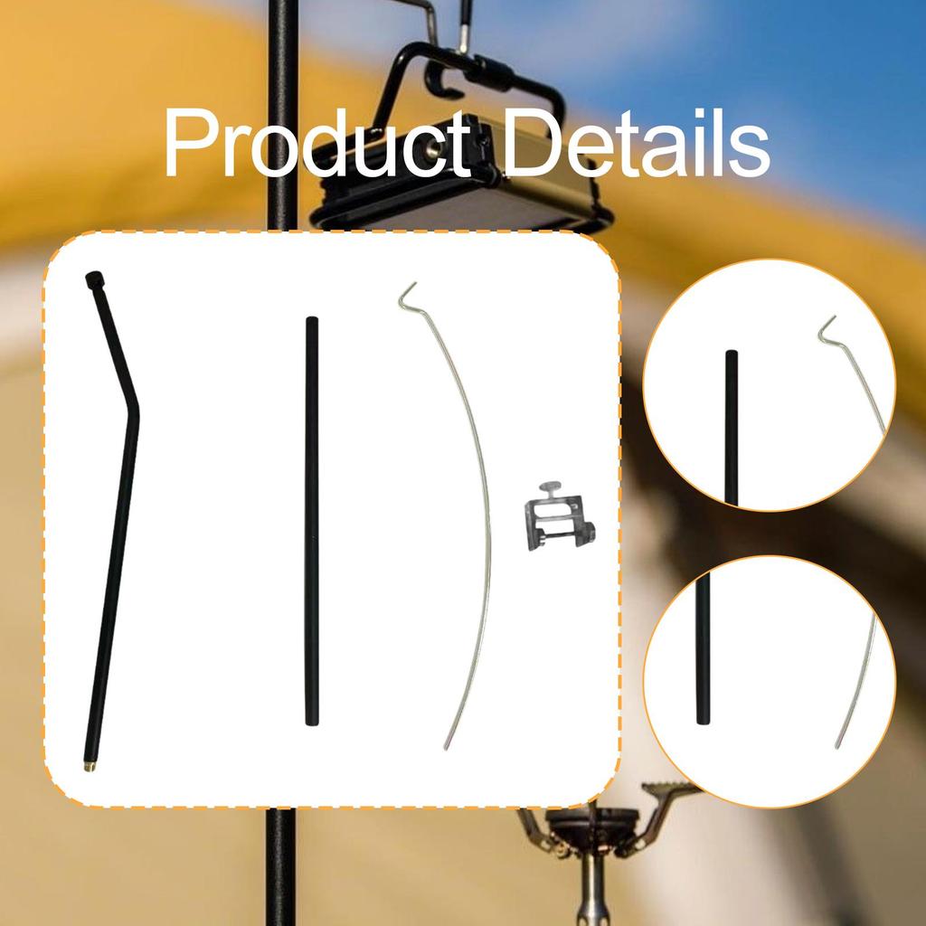 Desktop Hanging Tent Light Holder Rack Foldable Lantern Stand Outdoor Stand