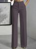 2026 Women's High-Waisted Drapey Straight Suit Trousers