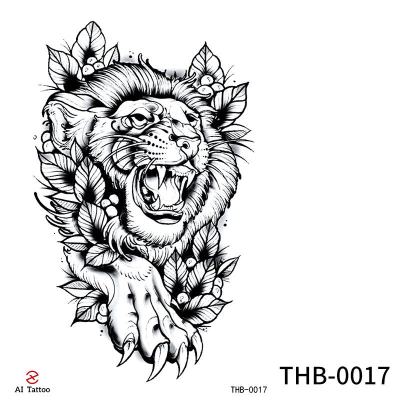 Beauty Sticker Half Arm Tattoo Sticker Waterproof Animal Small Fresh Tattoo Sticker