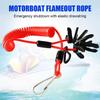 Boat Outboard Engine Motor Kill Stop Lanyard for YAMAHA Honda Mercury/Mariner/Force Tohatsu Kill Universal 7 Keys