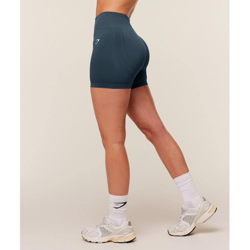 Gymshark Everyday Seamless Shorts 2.0 Gs Stealth Blue B6b3f Ud6s