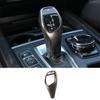 Wood Grain Gear Shift Knob Shifter Lever Trim Fit For BMW F20 F21 F22 F23 1PCS