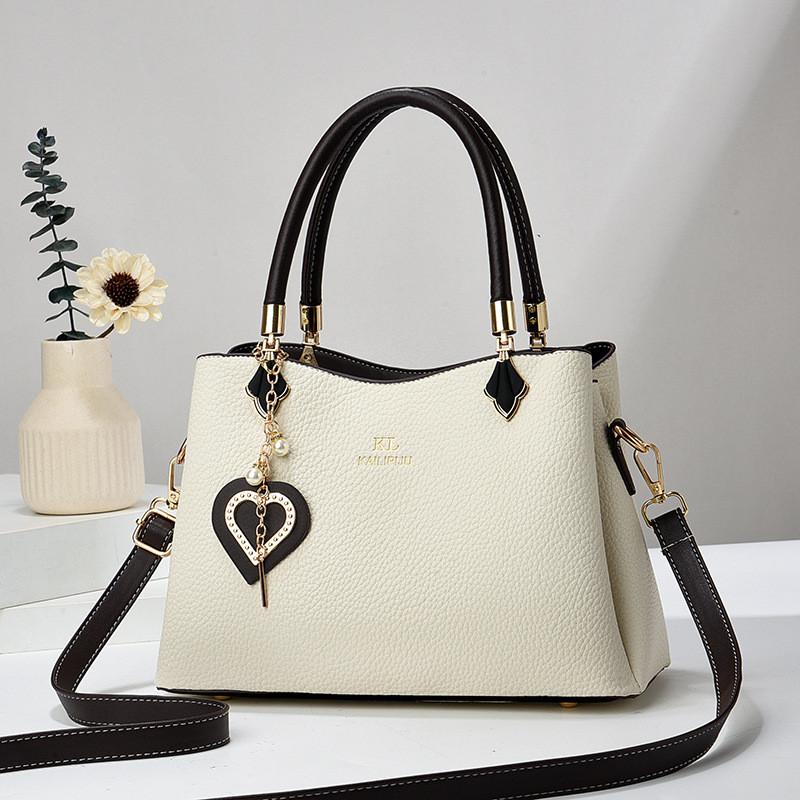 Trendy Macaron Color Shoulder Bag For Women Spacious Stylish Crossbody Handbag белый