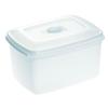 Microwave Container - Plast Team - Top Box 1545 - 2.3L - White - Rectangular