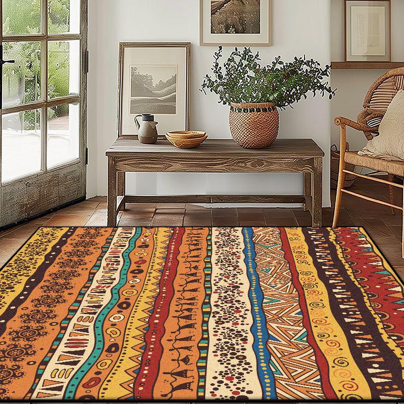 Morocco Large Living Room Rugs Home Decoration Luxury Geometric Bedroom Carpet Outdoor Balcony Non-slip Washable Floor Mat Bath