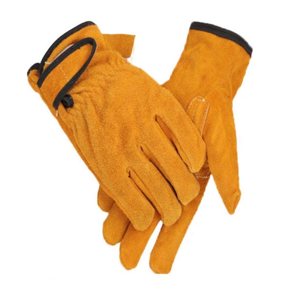 Wear-resistant Leather Working Gloves Non-Slip Safety Gloves Safety Protection
