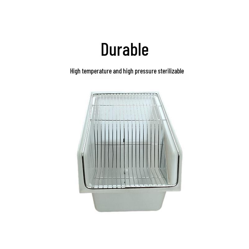 Cușcă pentru șoarece din plasă de oțel inoxidabil, dezinfecție la temperatură înaltă, potrivită pentru creșterea șoarecilor albi și uz de laborator