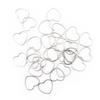 30pcs Stainless Steel Hollow Frame Pendants Silver Stainless Steel Pendants  Earring Craft