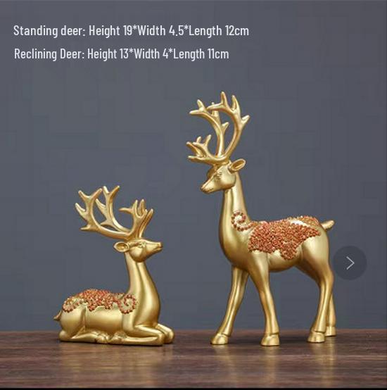 Nordic Modern Origami Elk Ornament for Living Room or Wine Cabinet - Housewarming Gift & Home Decor