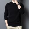 FengXun Men's Wool Cashmere Mock Neck Sweater FXT6557