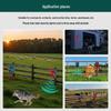 Ruosheng Solar-Powered Alarm with Remote Control, Ultrasonic Strobe, Voice Alerts, and LED To Repel Animals