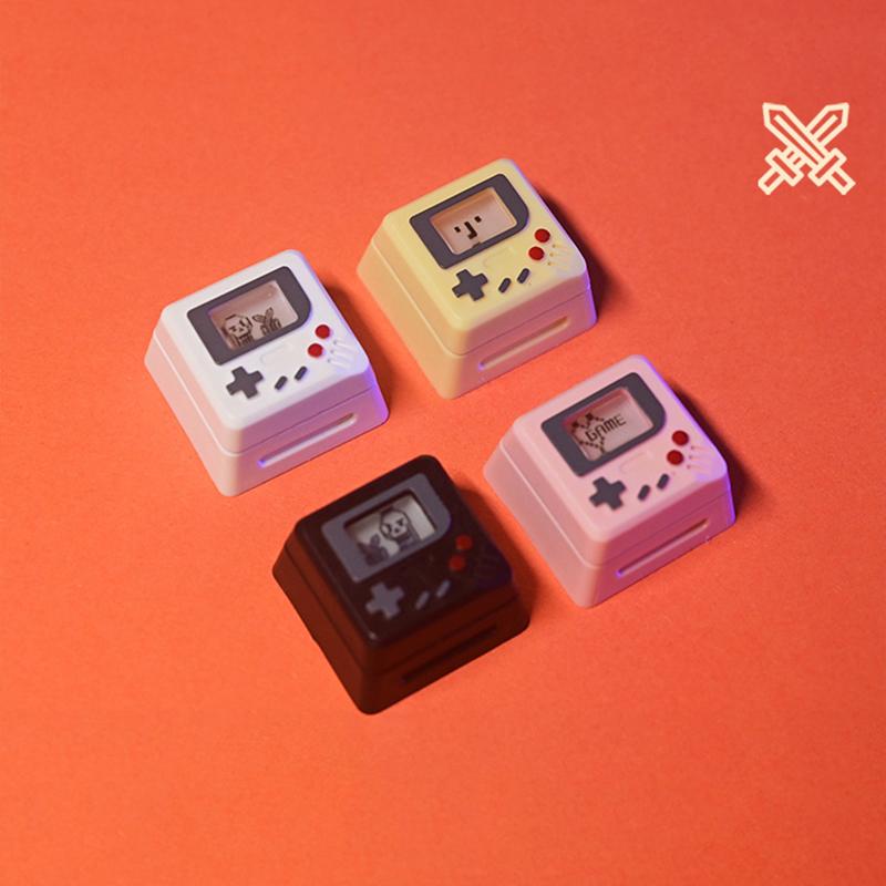 K-04 Keyboard Keycaps 3In1 For Mechanical Classic Retro Cute Transparent Key Cap Suit Cute Button Personalized Keycaps