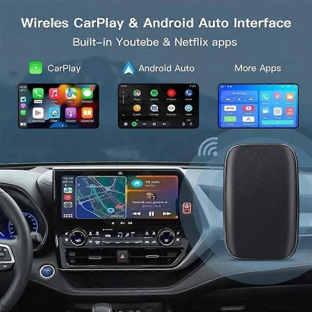 Wireless CarPlay Auto AI Box,2+8GB The Magic Box Car Play