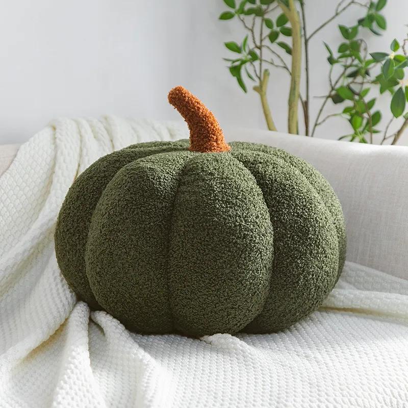 20/28cm Peluche Citrouille Luxe Décor Boisé Oreiller Dessin Animé Style Nordique Décoration de Chambre Plantes Poupée Cadeau d'Halloween Pour Amoureux 20cm