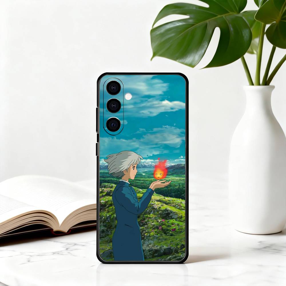 Healing H-Howles M-Moving C-Castles-es Phone Case For Samsung Galaxy A73,A72,A71,A70,A53,A52,A51,Soft Silicone Black Cover