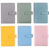 NIEUW Macaron Kleur A6/A5 PU Leer DIY Binder Notitieboek Omslag Dagboek Agenda Planner Papier Omslag School Schrijfwaren
