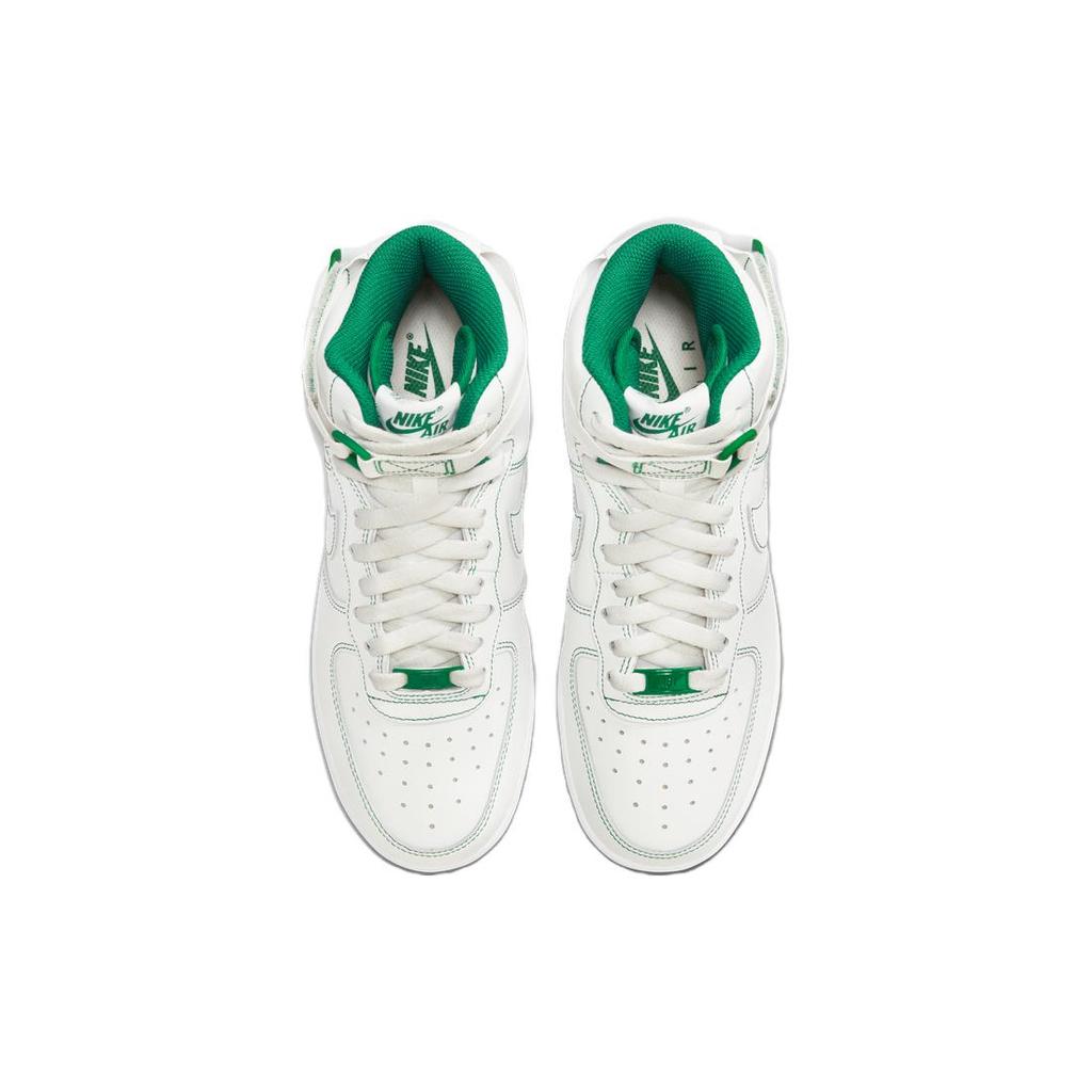 Nowe Nike Air Force 1 High Białe Zielone Damskie DV1138-101