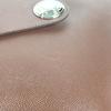 HERMES Christie Rhone bag flap Shoulder Bag Leather Brown/SilverHardware