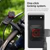 Spigen MF100 Bicycle Phone Bike Stable Phone Easy Simple Spigen MF100 Holder, Gearlock, Out-Front Mount, 360-Degree Rotation, Mount, Attachment, Slim,