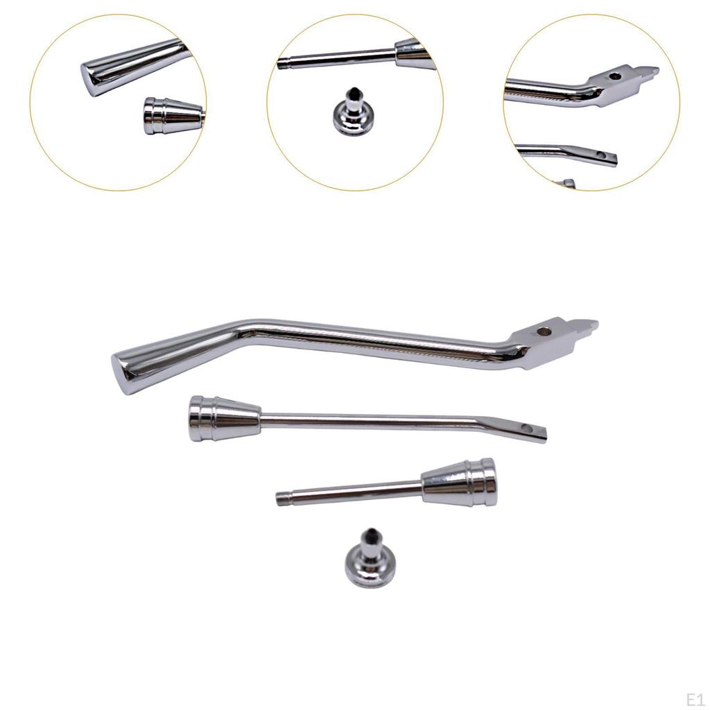 Metal Shifter Lever Tilt Set Polishing for Ididit Accessory Spare Parts