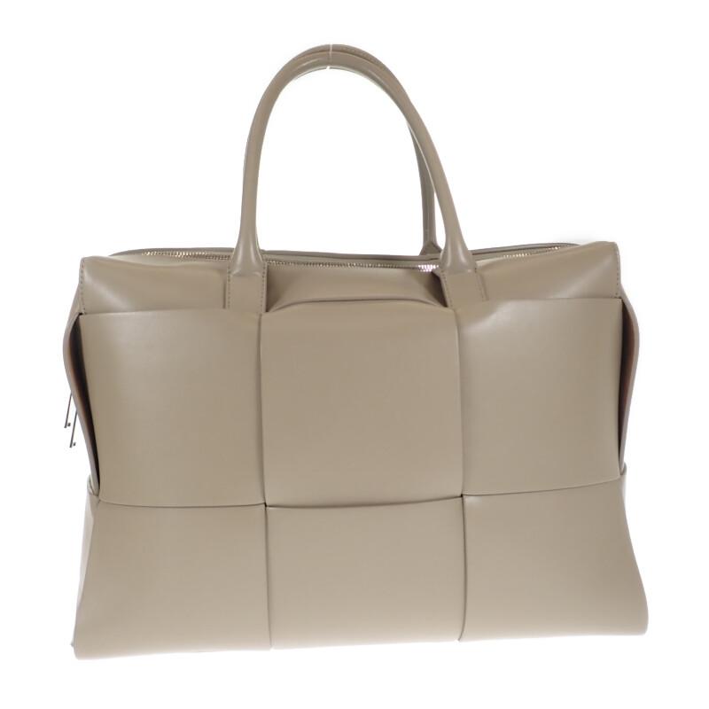 Bottega Veneta 620633 2WAY Bag Taupe Calfskin Women