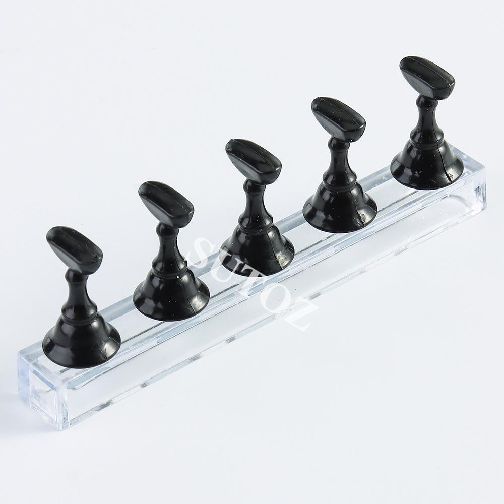 Nail Art Practice Tray with Strong Magnet and Wearable Crystal Pieces