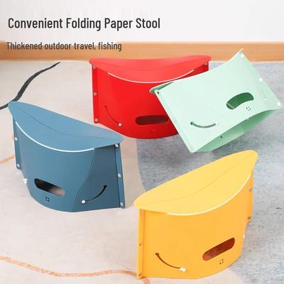 Portable Folding Plastic Travel Stool for Camping & Outdoor Use