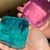 Schöner Würfel Squishy Stress Weich Dehnbar Sensorisches Fidget Spielzeug zur Linderung von Angstzuständen ADHS Fokus Stressabbau für Erwachsene Kinder