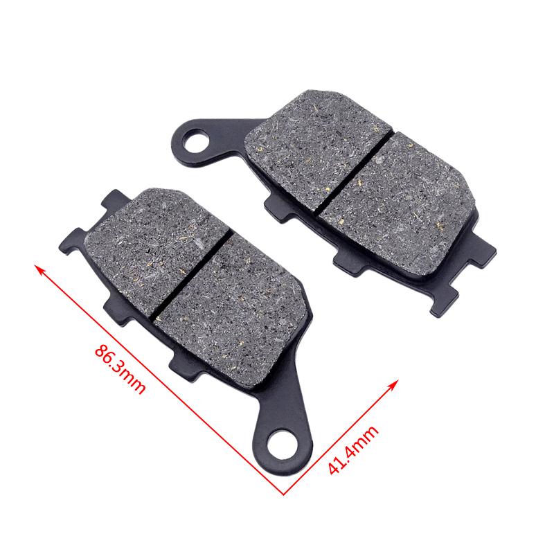 1 Pair Motorcycle Parts Rear Brake Pads For Honda CB500F/500X CBR500R CB650F CBR650F 2014-2018 NTV600 1988-1991 XL600V Transalp