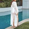 Lace Blouse Women'S Summer Sunscreen Cardigan Sexy Seaside Vacation Style Blouse  Net Beach Blouse