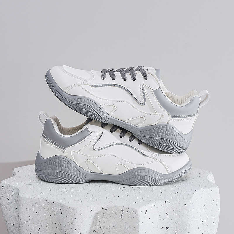 Round Nose Round Tip Boots Gray Casual Sport Women Shoes Women Sneakers Blue Footwears Special Use Basket Retro Interesting