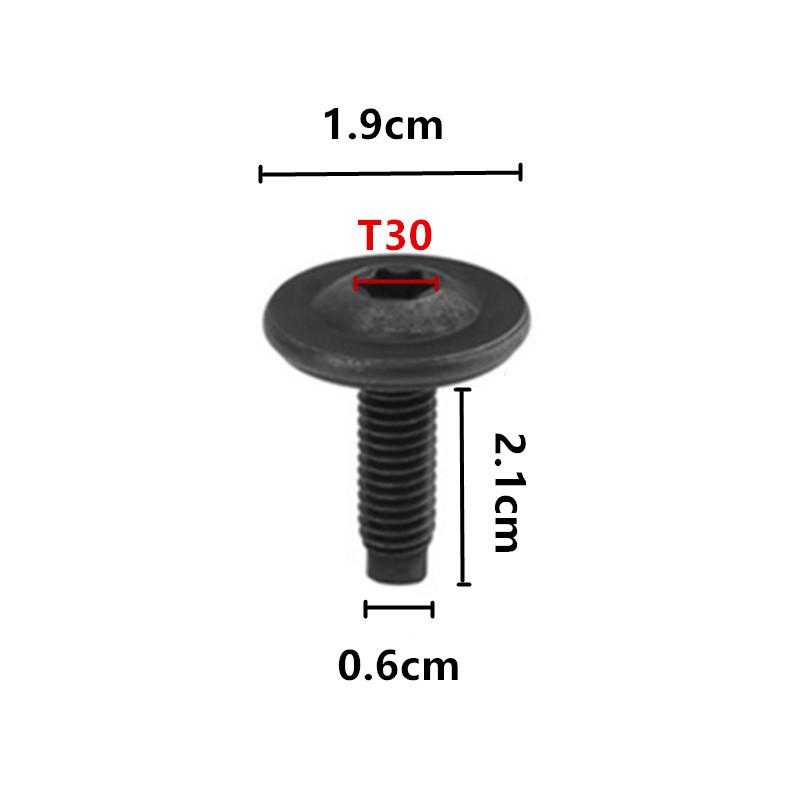 Compatible Headlight and Bumper Screws for BMW 1, 3, 5, 7 Series