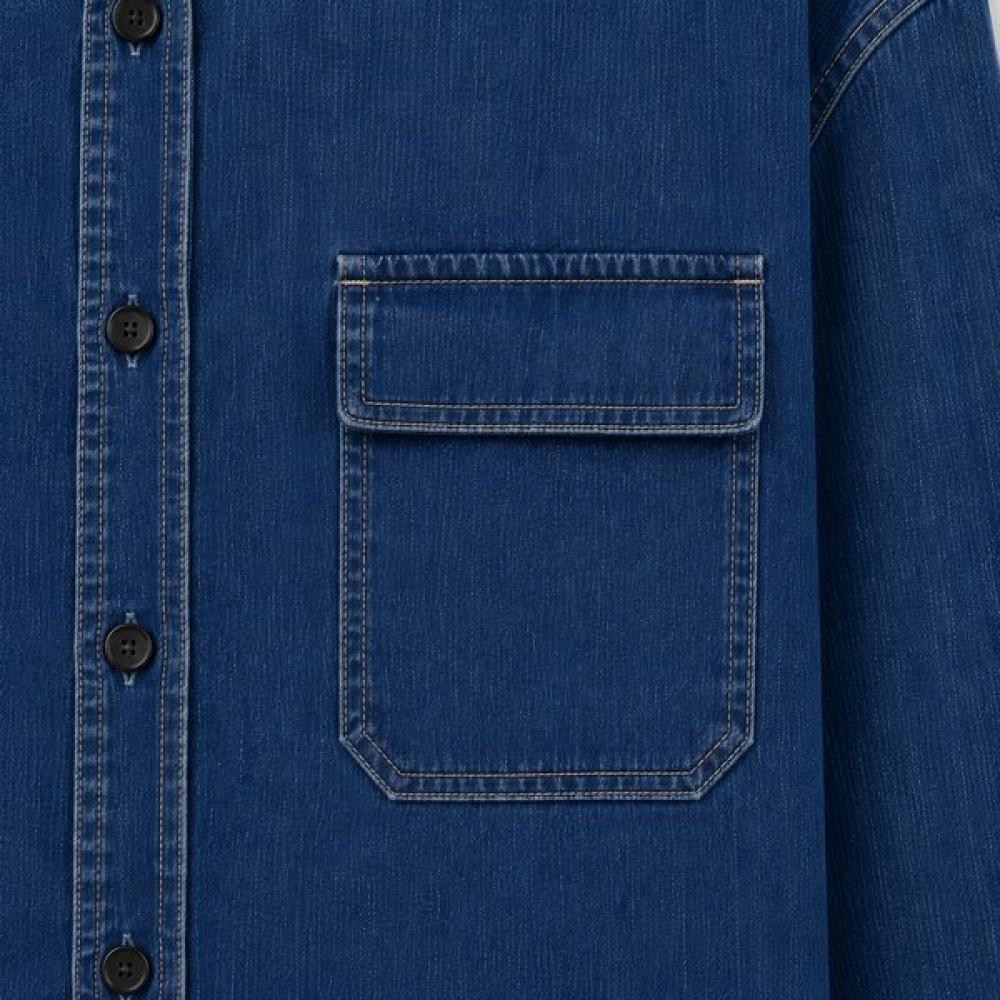 Ggpx New York Stitch Denim Pocket Shirt Gq8sh050f