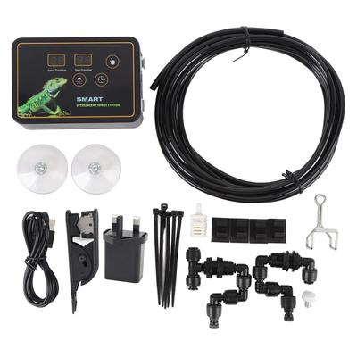Rainforest Tank Timer Misting System Quiet Touch Control Automatic Reptile Mister with Timer 360 Degrees