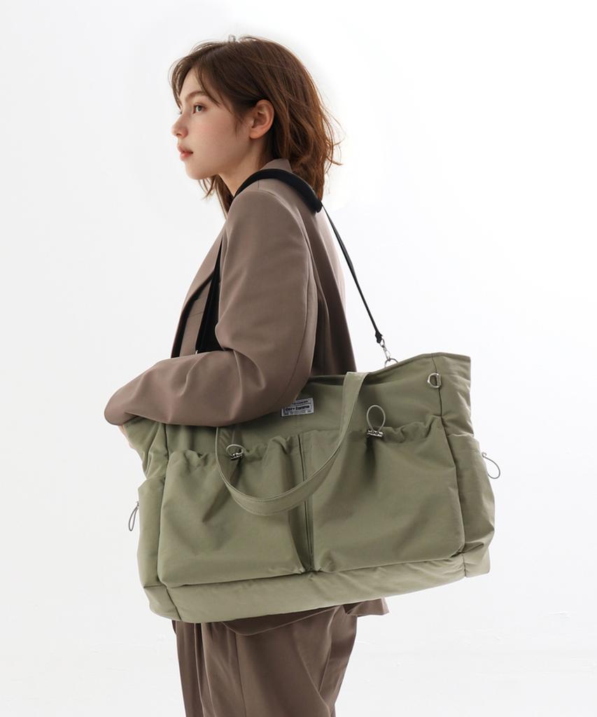 Cozycomma 17-Pocket Nylon Peddler Bag_Cozy Bag [Sand Khaki]
