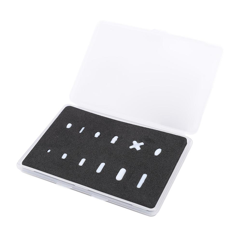 12-teiliges Set Magnetrührstäbchen PTFE Magnetrührer Rührer Rührstab für das Labor