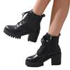 Fashion 2024 Hot Sale Women's Shoes Side Zipper Women's Boots Fashion Cross Lacing Modern Boots Women New Round Toe Shoes for Women