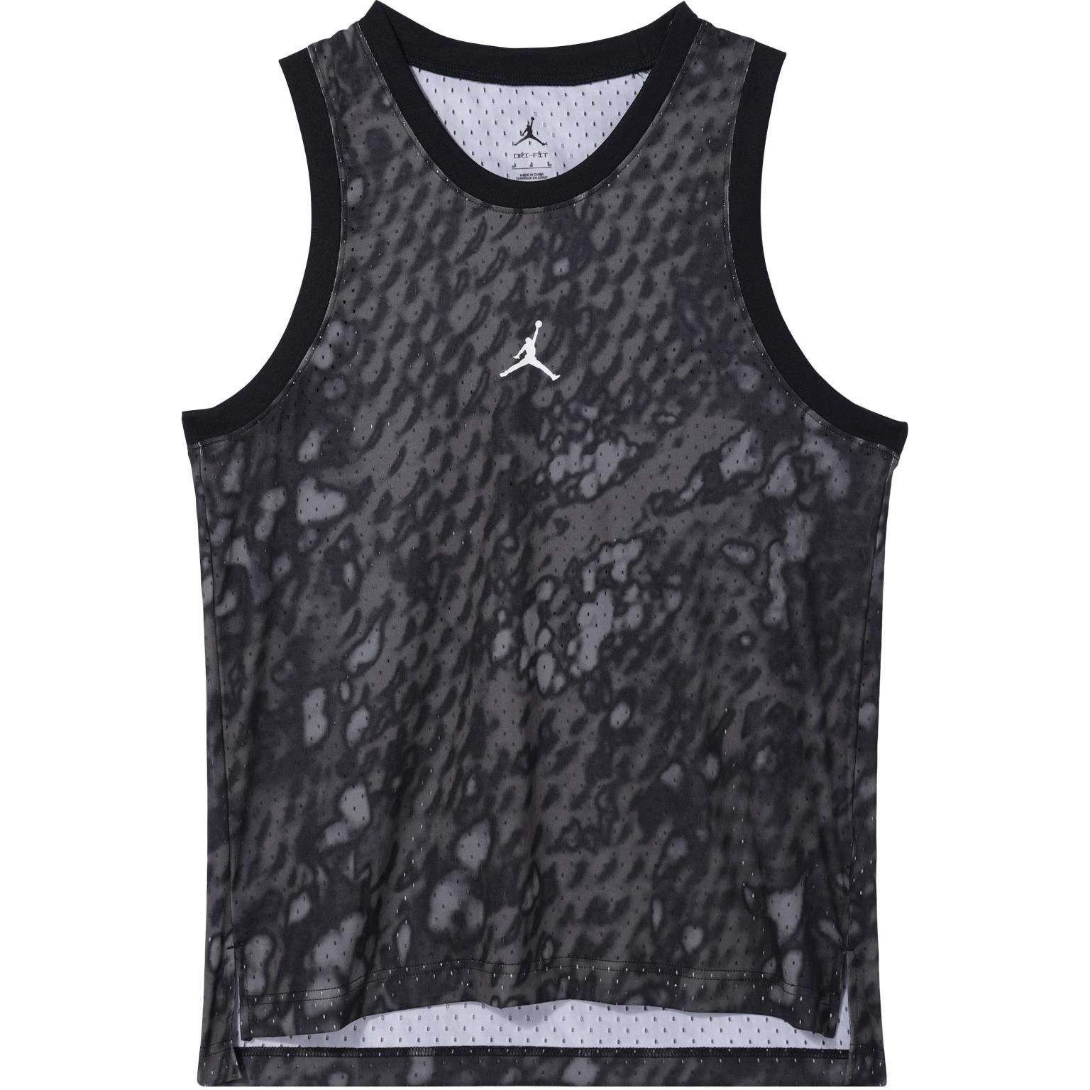 

Nike Round Neck Camouflage Print Dry Mesh Quick-Dry Basketball Sleeveless Vest Men Tops Black FN5855010 XL