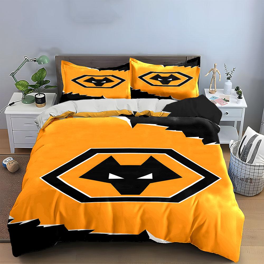 Wolf head geometric design. Bedding sets Duvet cover sets Duvet covers Pillowcases(1*Duvet Cover 2*Pillowcases without duvet insert)