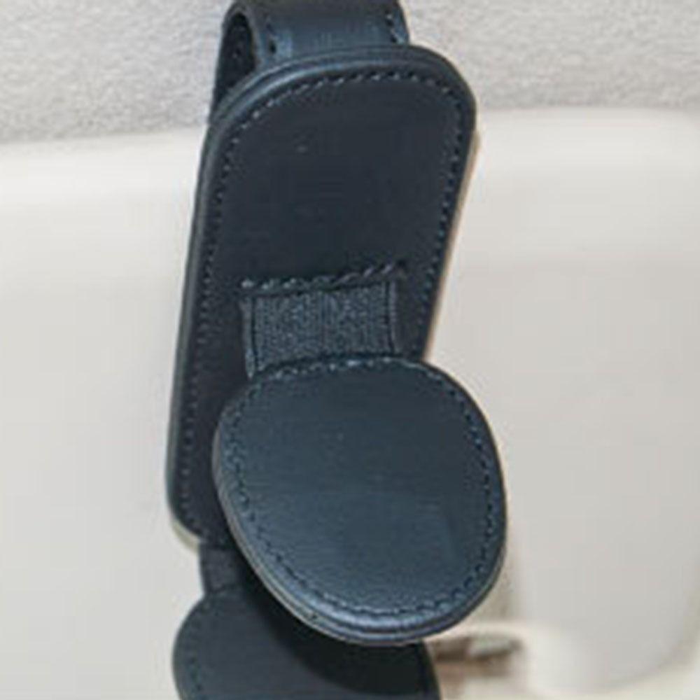 Double Clip Car Sunglasses Frame PU Leather Eyeglasses Storage Clip Ticket Card Clip  Truck