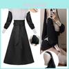 Sultry Chowbie Nun Cosplay Costume With Cross For Halloween