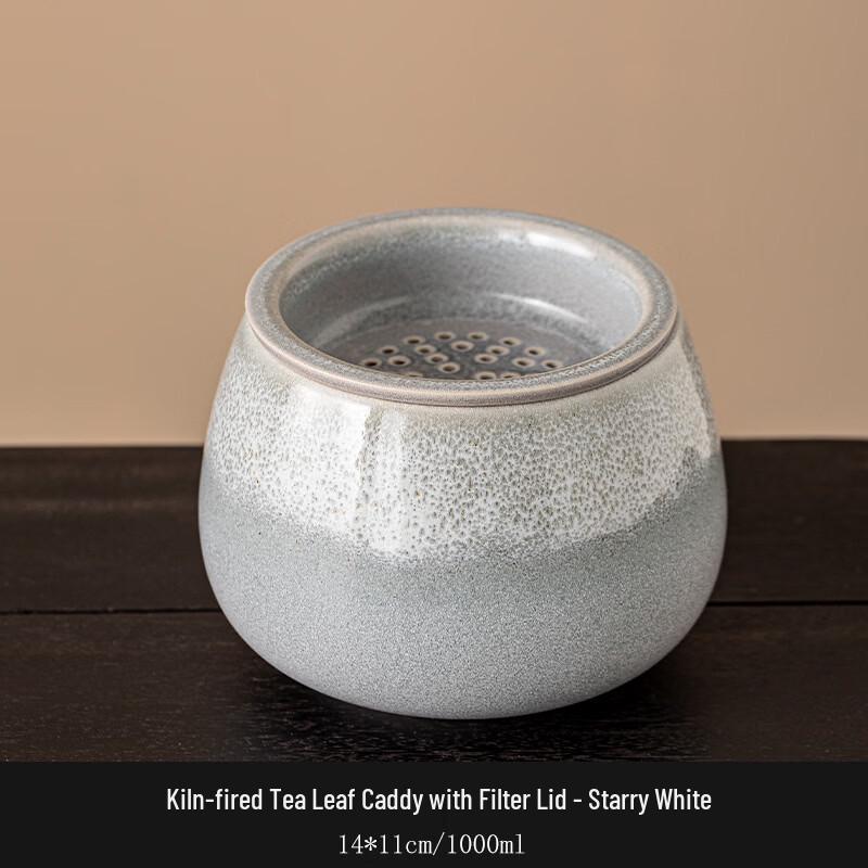 

Kiln Glaze Tea Residue Caddy