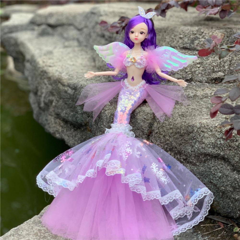 45cm Dress Up Toy Dress Up Girl Toy Trendy Mermaid Doll  Gift