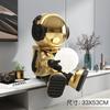 Modern Art Home Decoration Astronaut Statue With Lamp Fashion Sculpture Creative Living Room Desktop Decor Resin Crafts Gift