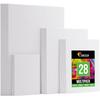 Painting Kit - Zenacolor - 28 Canvases - 100% Cotton - 280gsm - Rectangular
