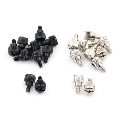10Pcs 6#32*5 Thread Teeth Length 5Mm Computer Pc Case Toolless Adjustment Screw