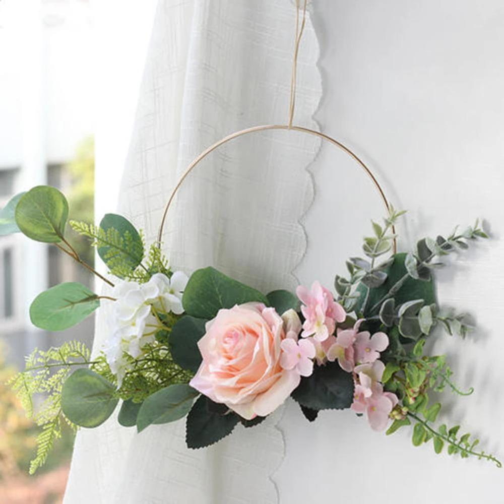 Iron Round Rings 10-50cm Garland Rings Garland Hoop Decoration Flowers Hoop  Home Decoration