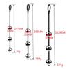3 Size Metal Anal Beads Butt Plug Silicone Rope Geisha Balls Weighted Vaginal Kegel Exerciser Erotic Sex Toys for Woman