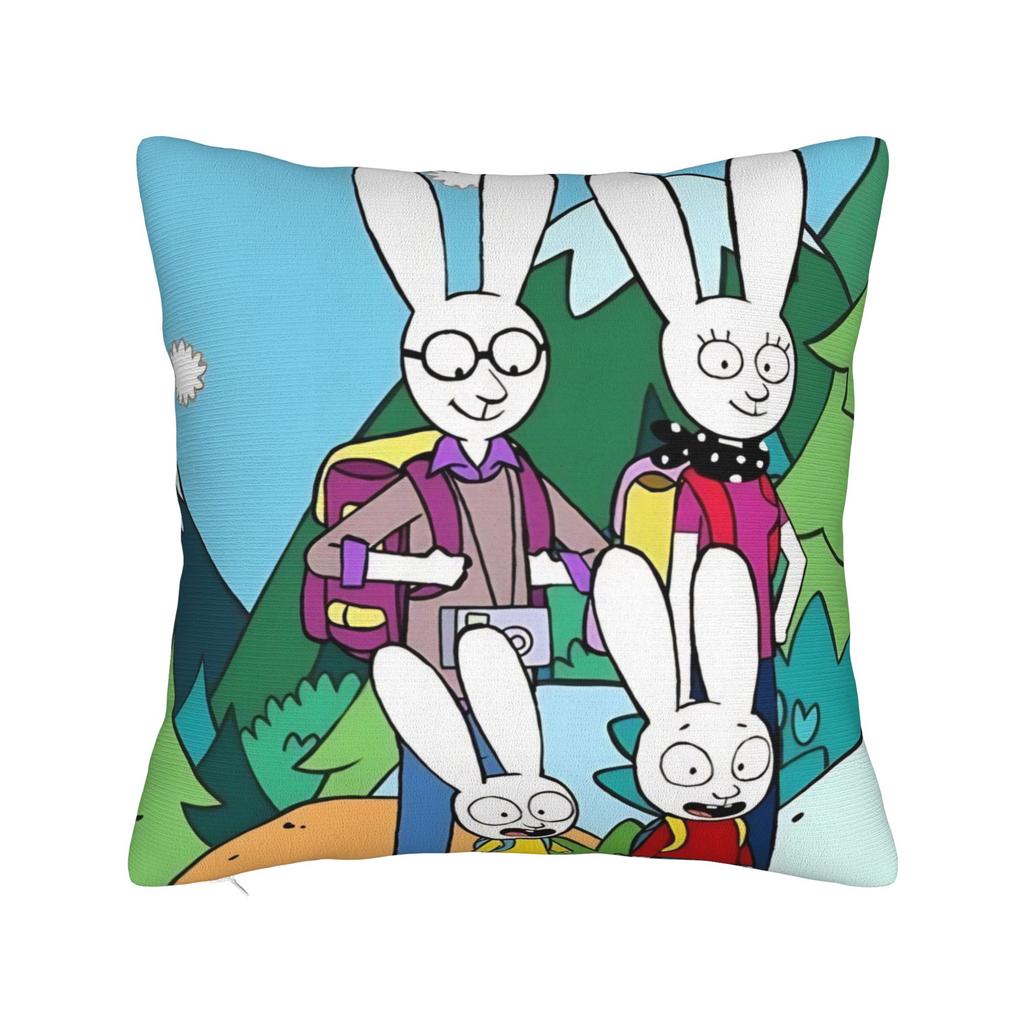 Simon Super Rabbit Pillow Covers Accessories Printing Cushion Cover Gift Pillow Case Cover Home Multi-Size